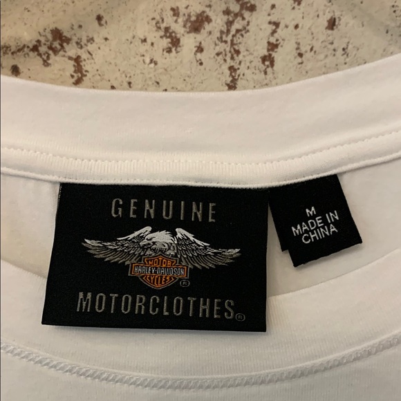 Harley-Davidson White Women's T-Shirt - Picture 3 of 9